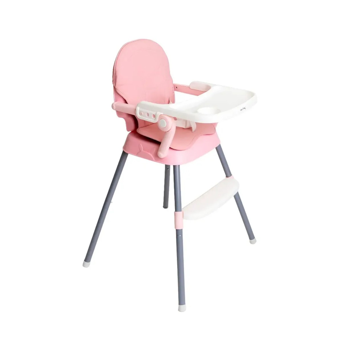 Silla Periquera Para Bebe Alta Plegable Port&aacute;til 3 En 1 Rosa image number null