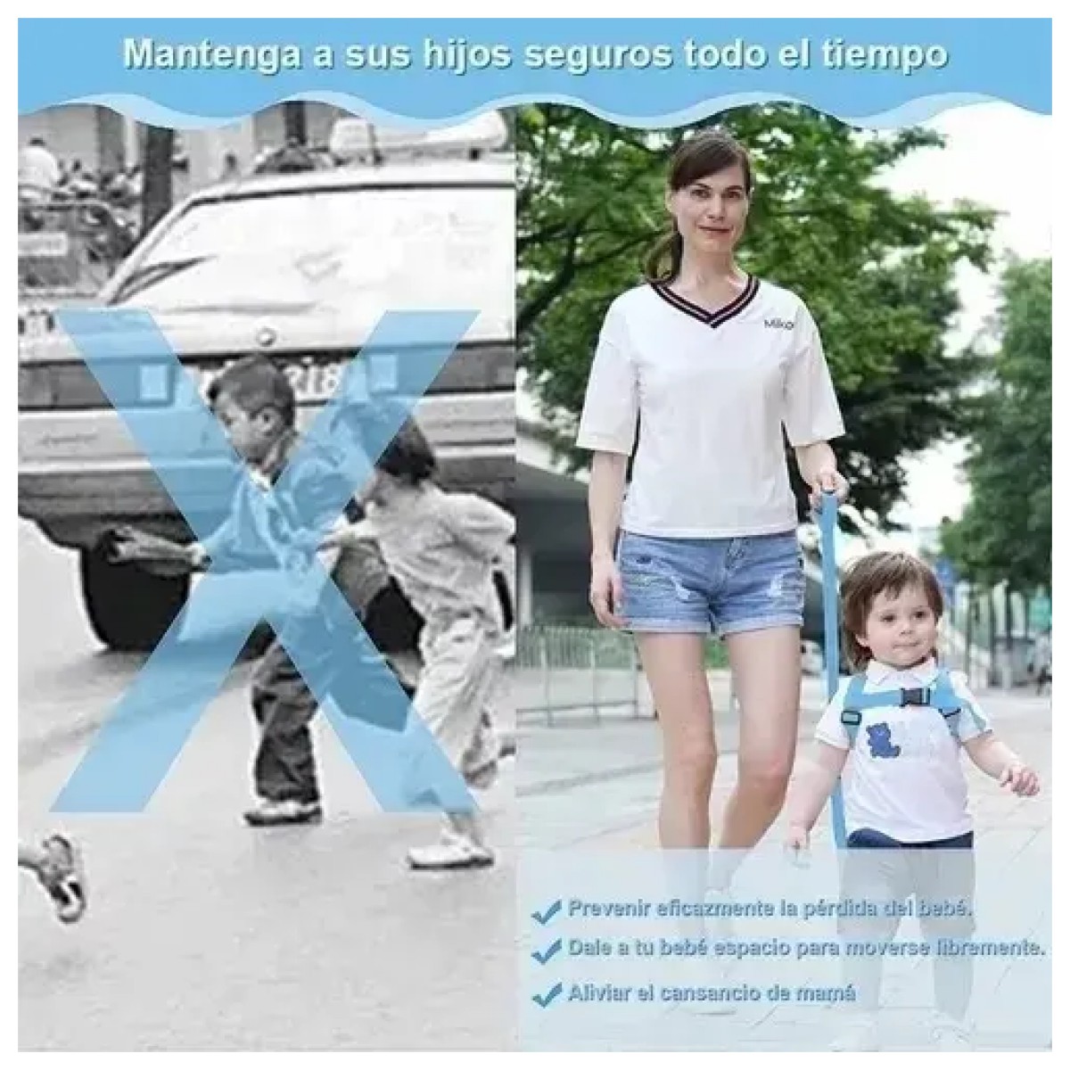 Arn&eacute;s 3 En 1 Para Ni&ntilde;os Peque&ntilde;os, Color Celeste image number null