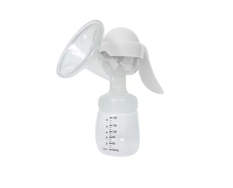 Extractor De Leche Manual Con Recipiente De Almacenamiento Sacaleche Y Alimentaci&oacute;n Bebe Color Blanco image number null