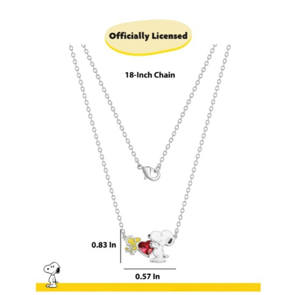 Set De Collar Y Pulsera Snoopy image number null