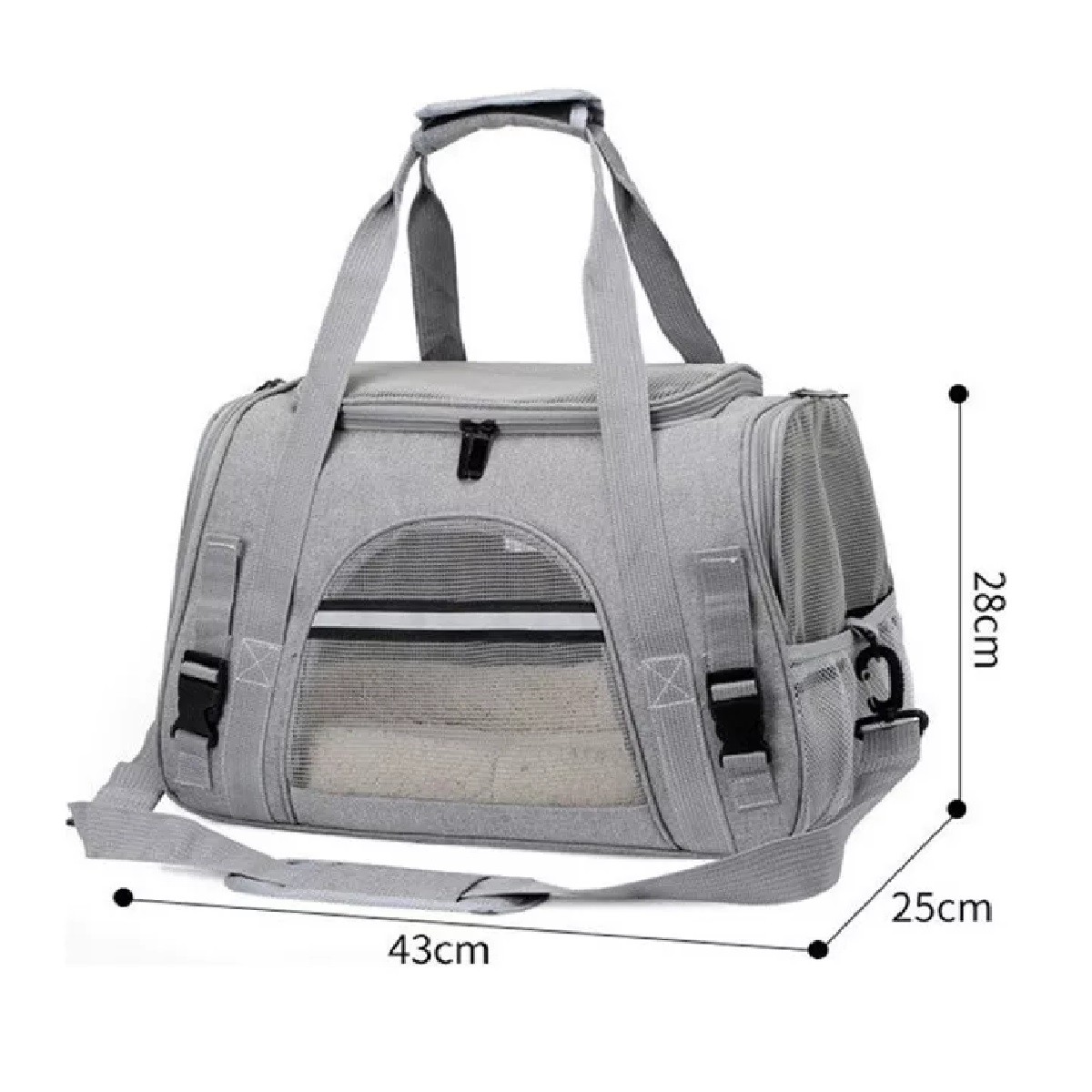 Transpirable Mochila Transportadora Con Suave Mantas Perros Gatos image number null