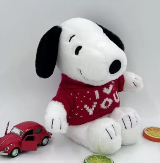 Snoopy De Peluche 25 Cm Con Su&eacute;ter Roja image number null