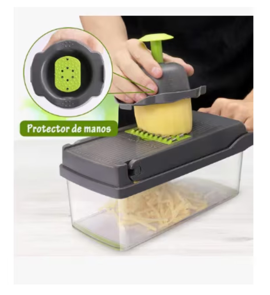 Rallador Cortador Rebanador Picador Manual De Verduras Fruta Rallador De Cocina image number null