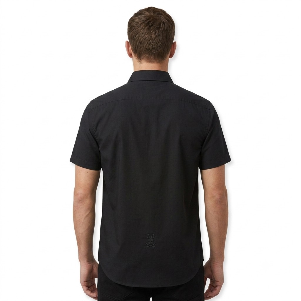 CAMISA NEGRA PSYCHO BUNNY MT0300021001 image number null