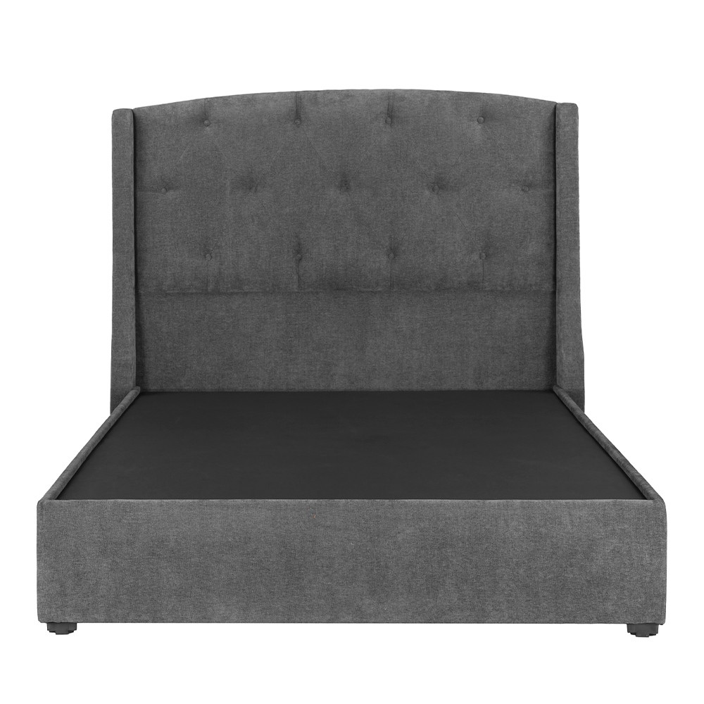 Cabecera Dicasa Zefyr Duke Dark Grey Gris Oscuro Individual + Base cama. image number null