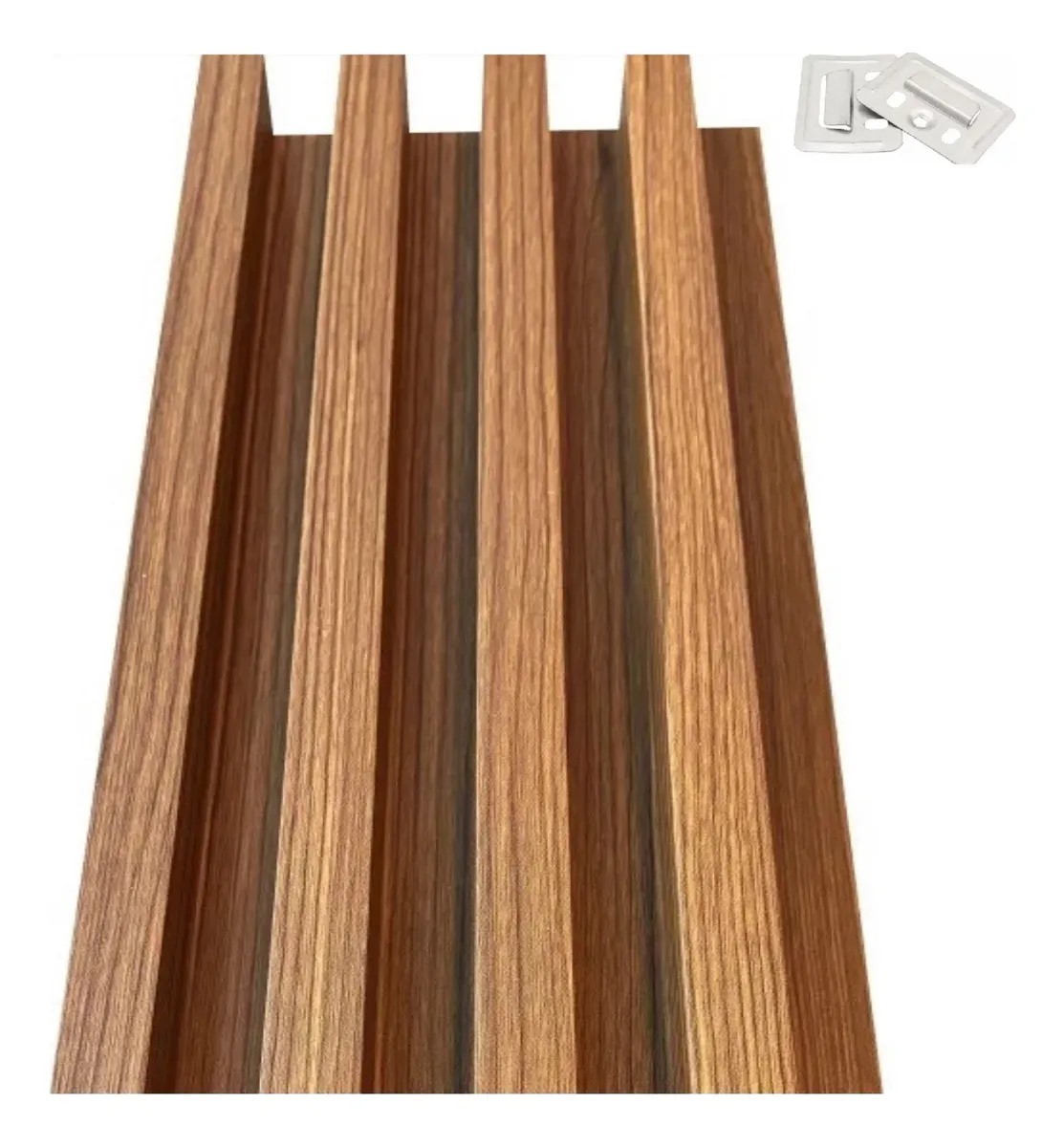 Lambrin Decorativo Wpc Panel 3d 12 Pzas 1mx16cm Color Madera image number null