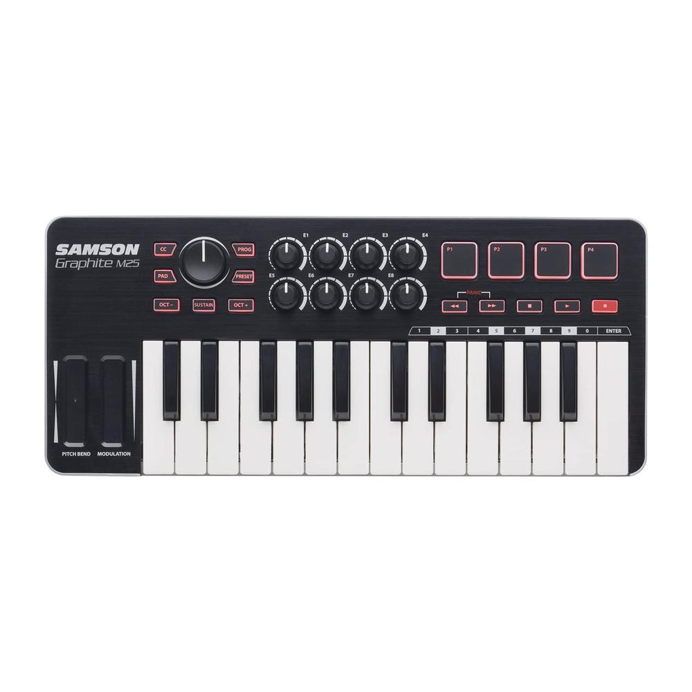 Controlador USB/MIDI 25 teclas SAKGRM25 SAMSON image number null