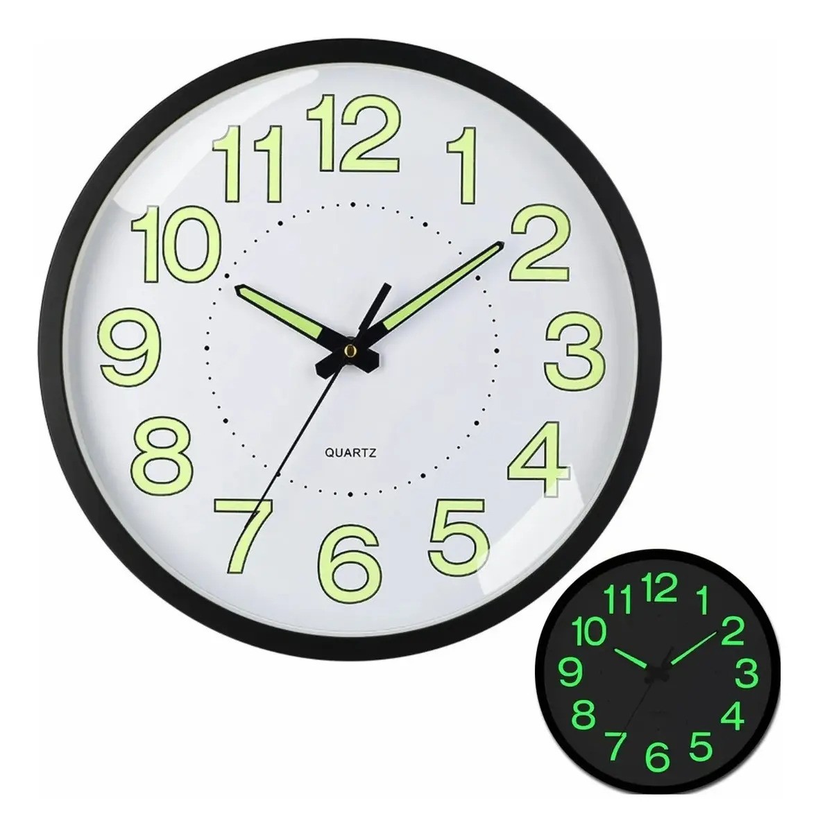 Reloj De Pared,30 Cm Grande Moderno Luminoso Reloj De Pared image number null