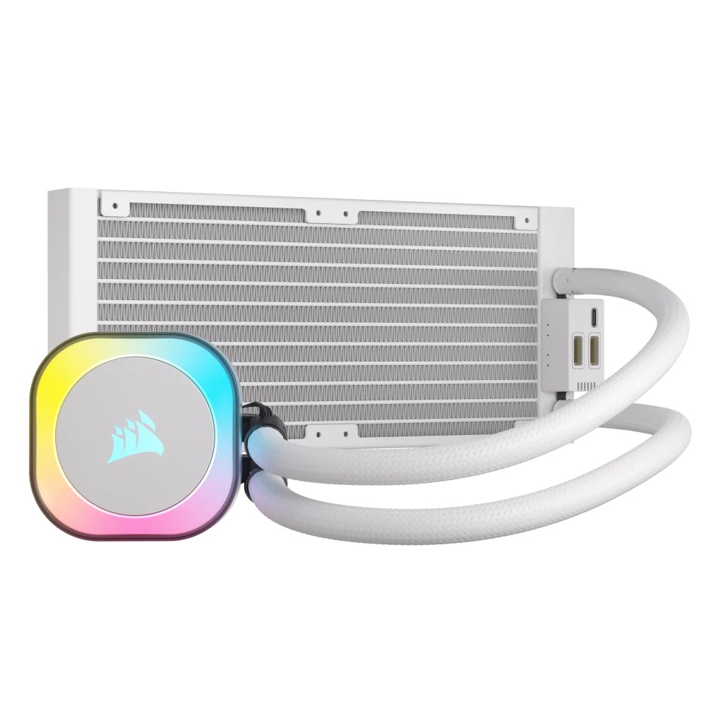 Corsair iCUE LINK H100i RGB AIO 240mm Blanco Refrigeraci&oacute;n L&iacute;quida CPU image number null