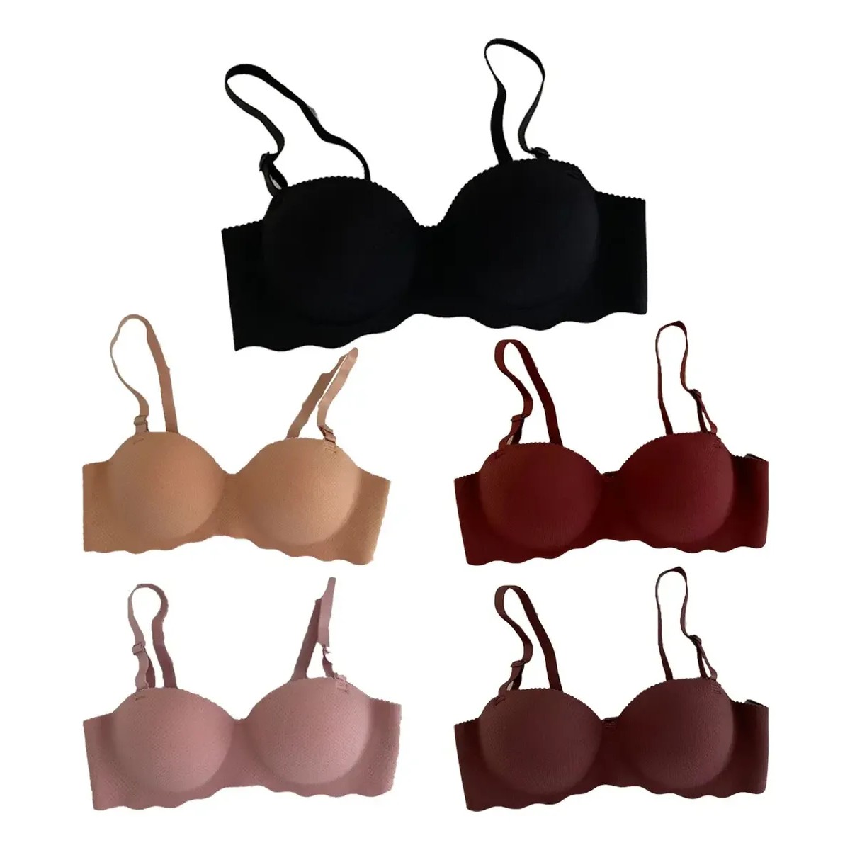 Paquete 6 Brasier Con Doble Push-up, No Varillas 32AB Combinacion 1 image number null