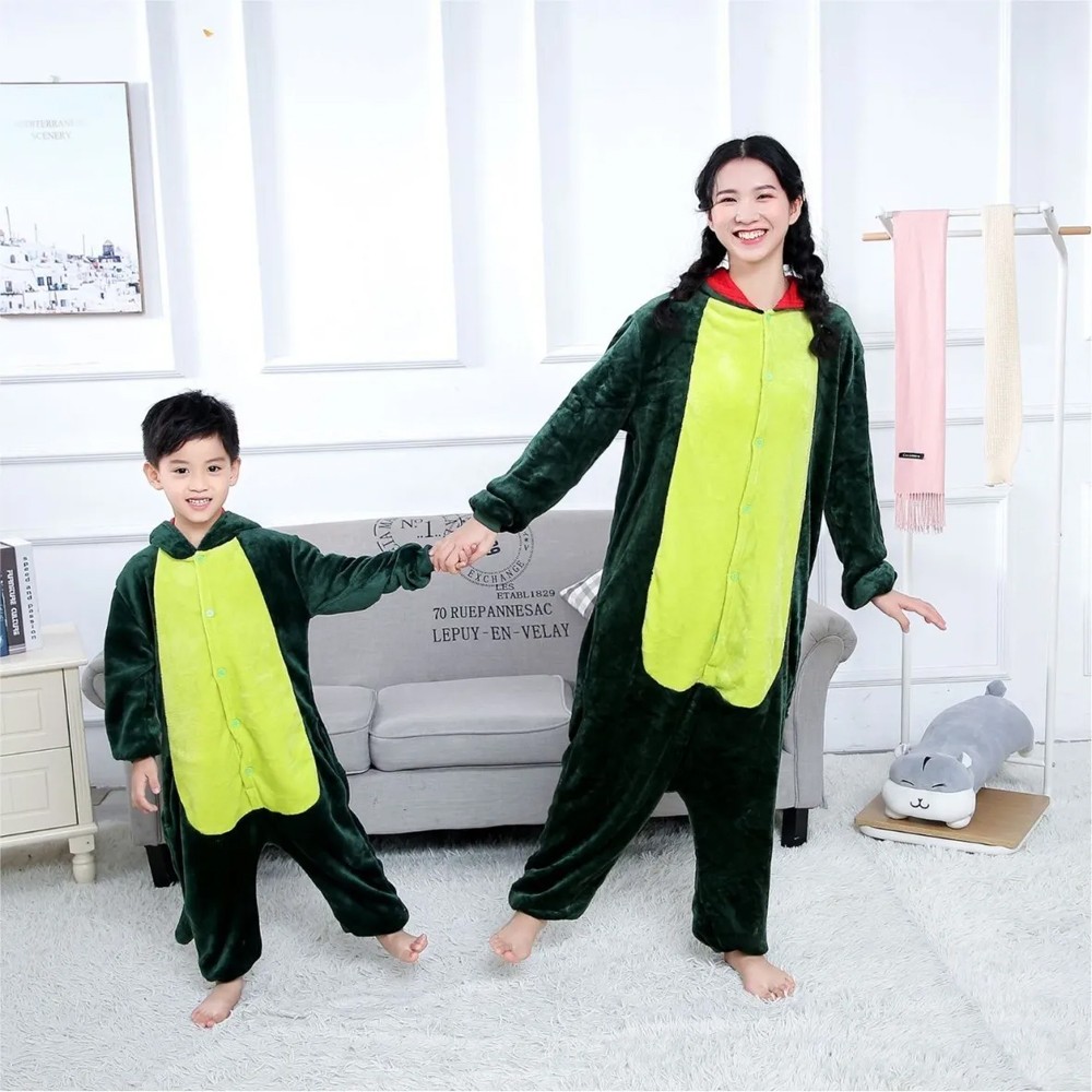 Pijamas Dinosaurio Pijama Completa Mameluco Disfraz Adulto image number null