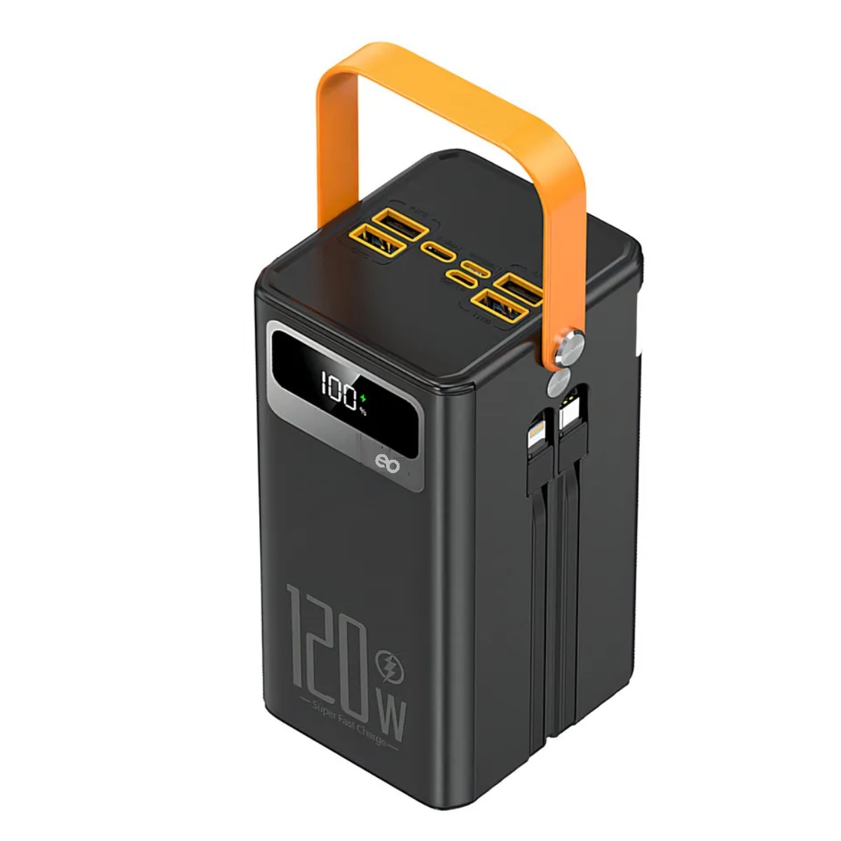 Cargador de bater&iacute;a Power Bank con 4 salidas USB e indicador LED image number null