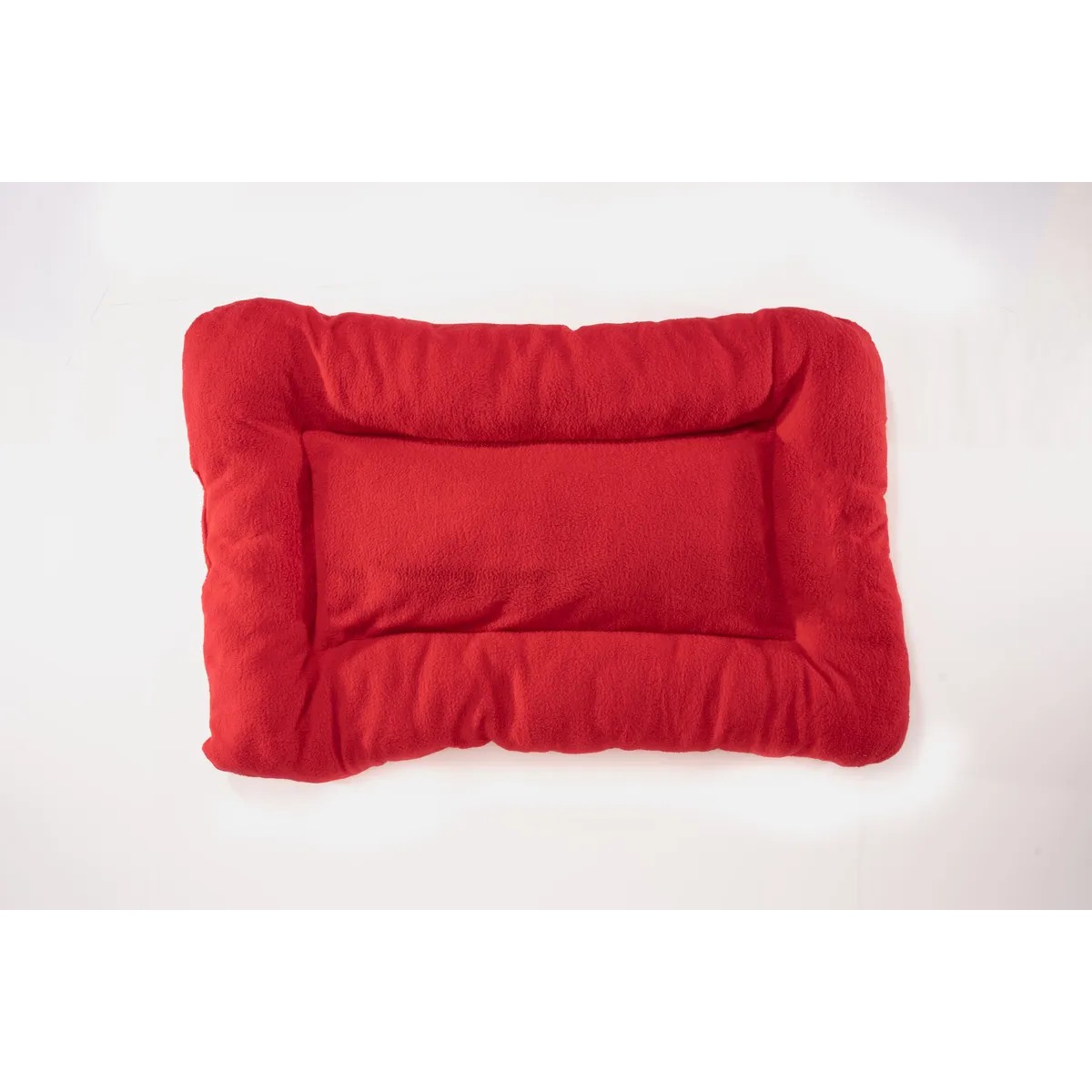 2 Camas Para Mascota Rojo Rectangular Suave image number null