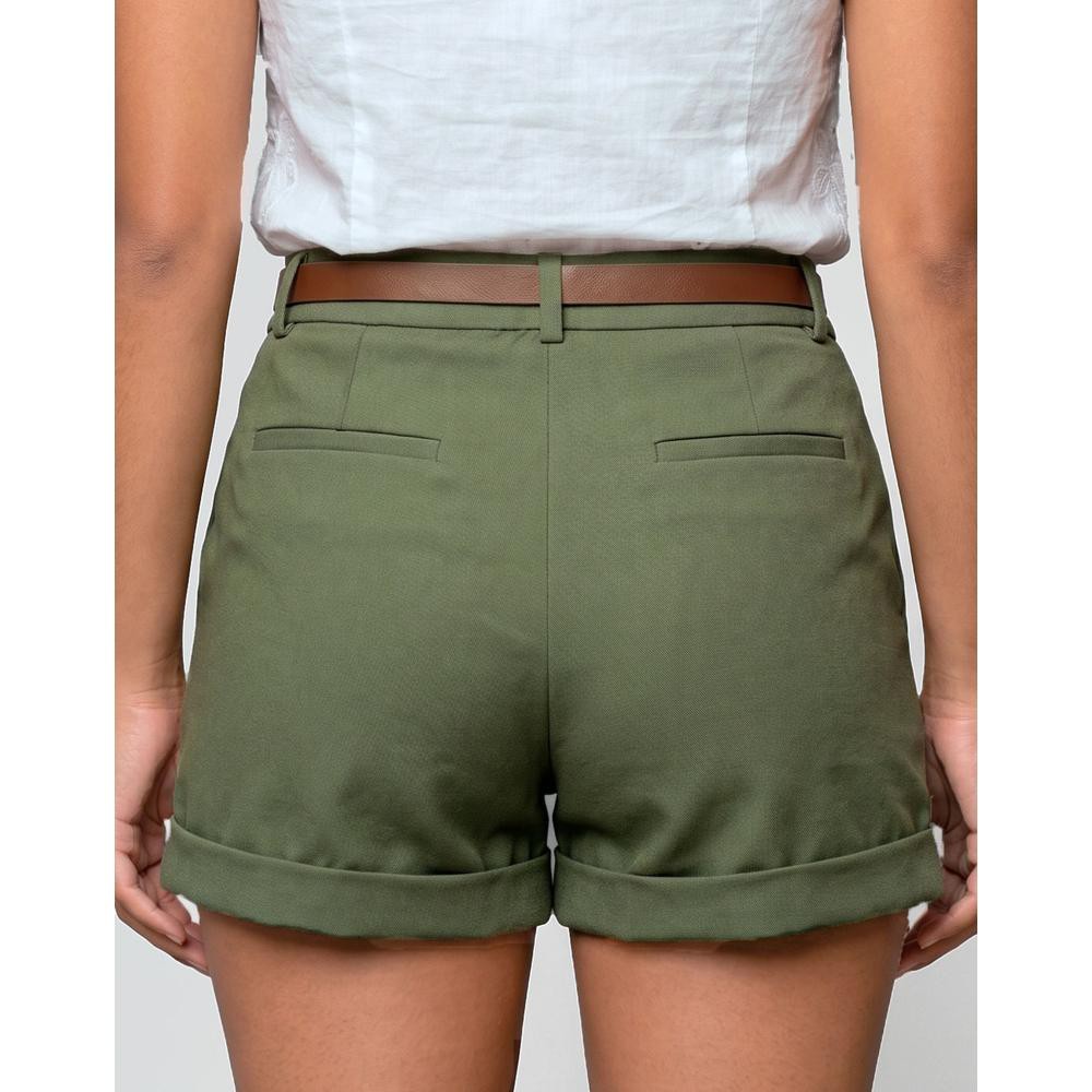 Short Mujer Casual Verde Stfashion 79305815 image number null