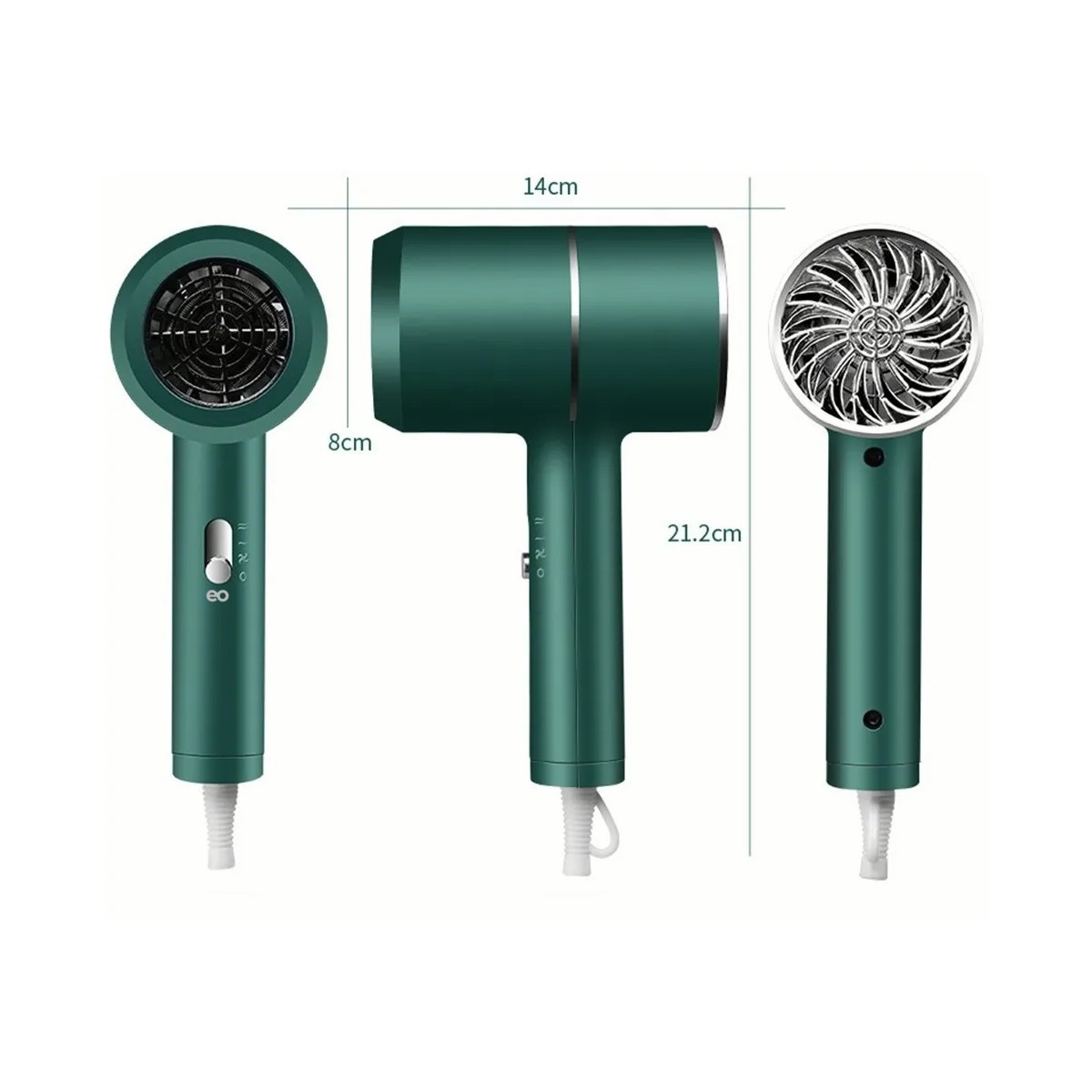 Secadora de cabello potencia de 500W Cian image number null