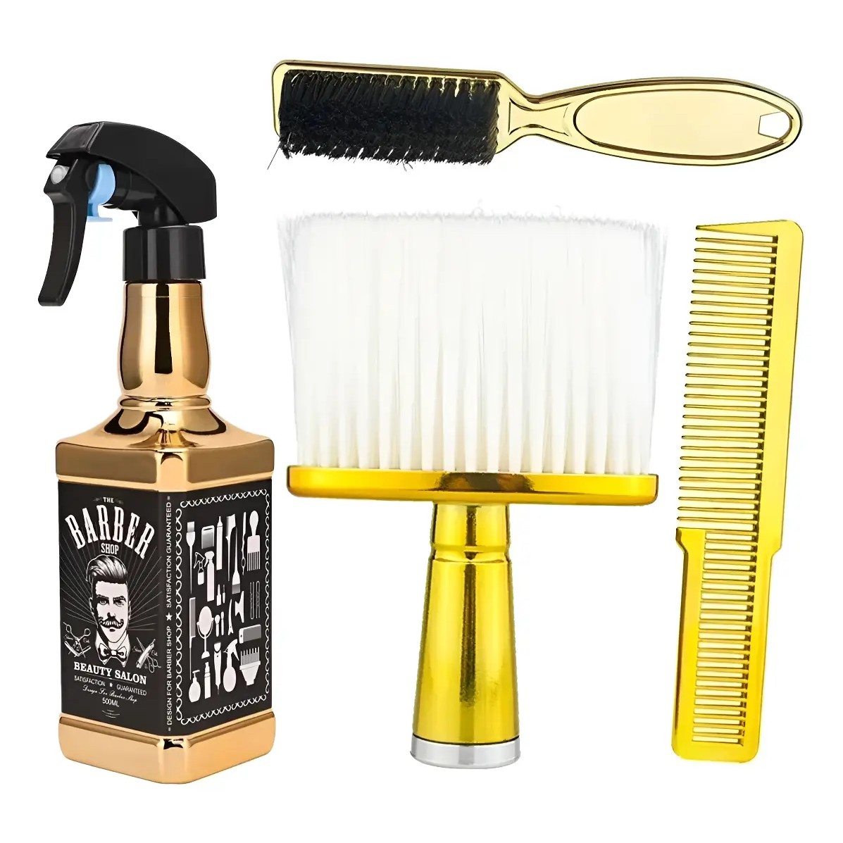 Juego De Herramientas De Peinado Para Corte De Pelo Dorado image number null