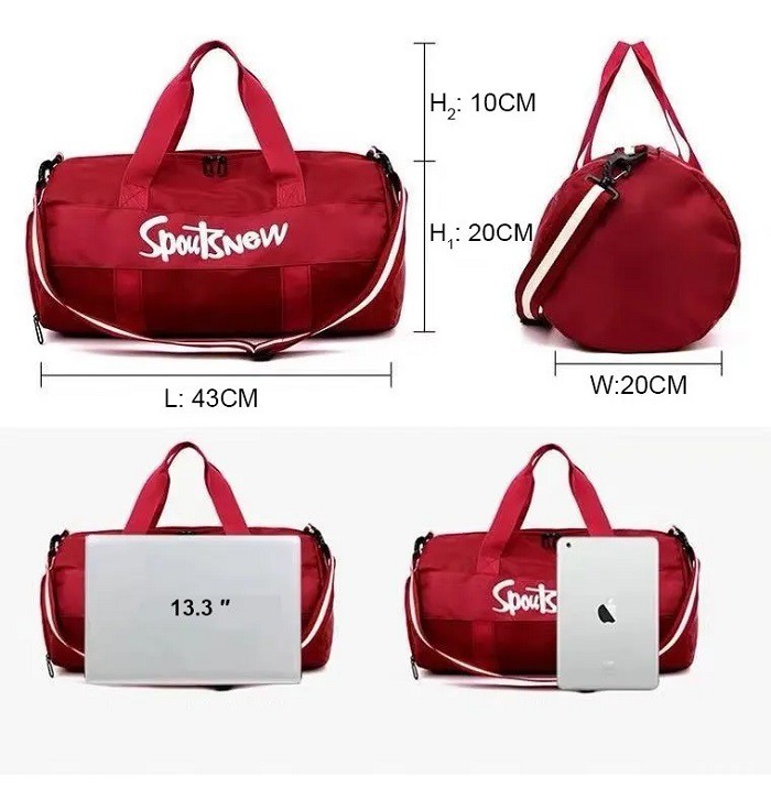 Bandolera Deportiva Multifuncional Color Rojo image number null