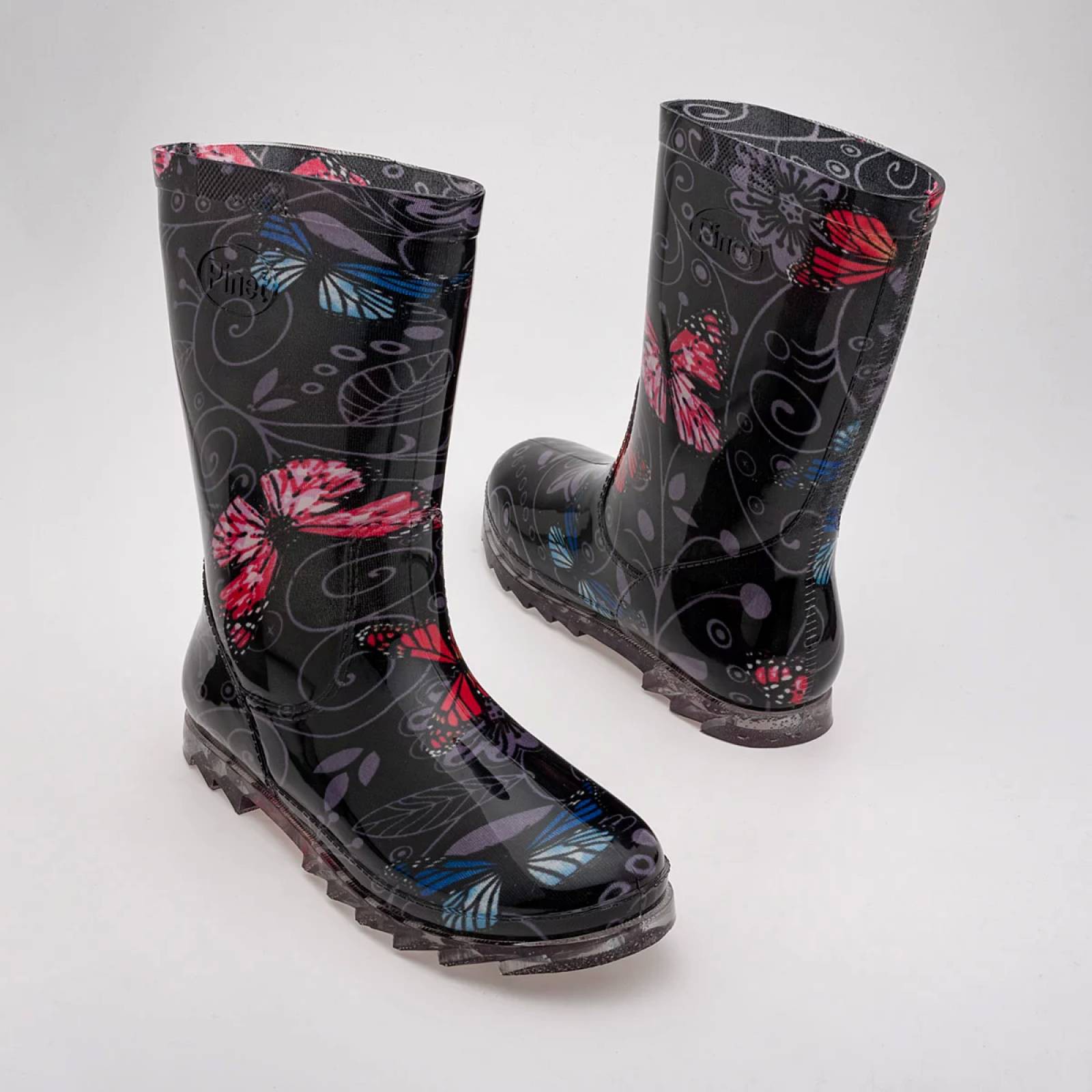 BOTA DE LLUVIA de Pinet Para Mujer Negro PULGARCIT T7 image number null