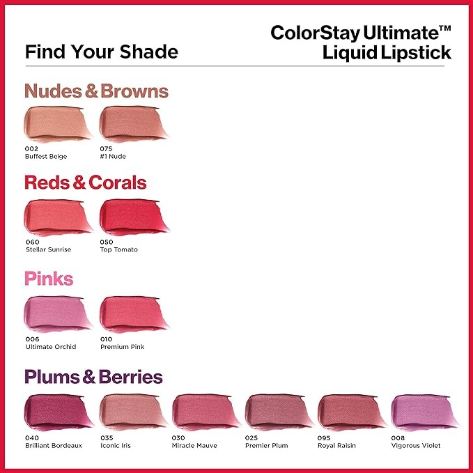 A Revlon - L&aacute;piz labial l&iacute;quido Colorstay ultimate Miracle Malva, 3 ml. image number null