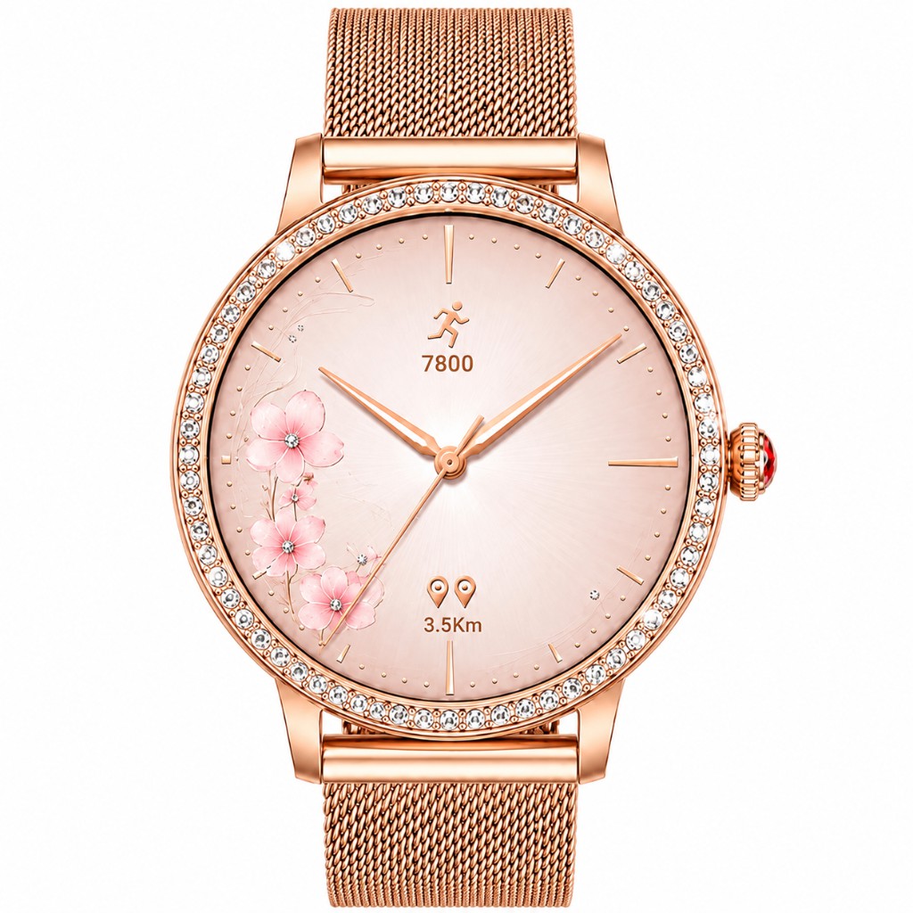 SMARTWATCH FUTUREM DW01 (DORADO) + AUDIFONOS G-TIDE OWS 8 (ROSA) image number null