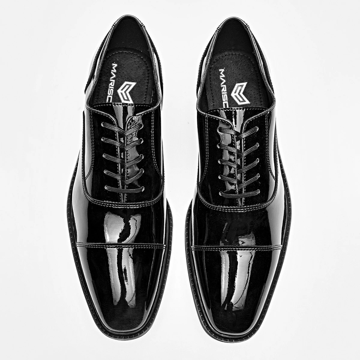 ZAPATO VESTIR Mariscal HOMBRE EN COLOR NEGRO CHAROL 9080 image number null