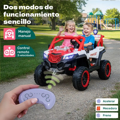 Camioneta Montable Electrica Buggy 6v Ni&ntilde;os Control Remoto Little Monkey image number null