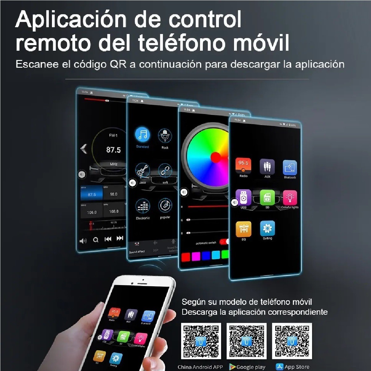 Auto Estereo Coche Reproductor Mp3 Radio Con Bt Aux Usb Sd image number null