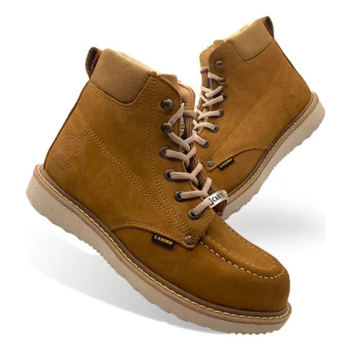 Bota Casual de Trabajo Caribu Modelo 604 &ndash; Piel Original, C&oacute;moda y Duradera image number null