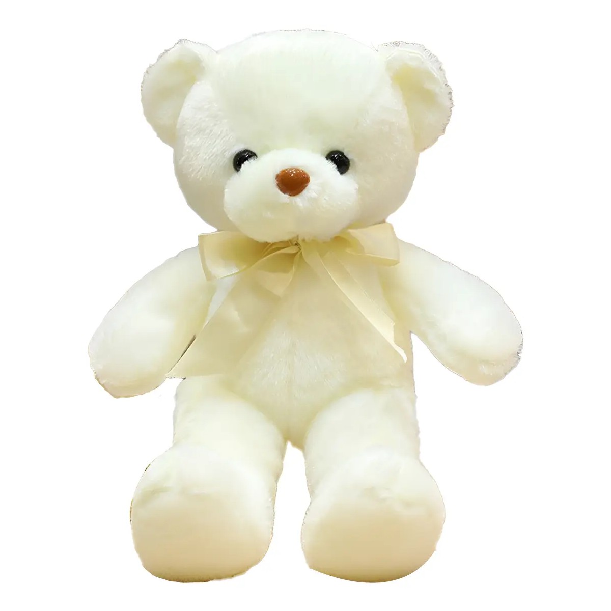 Osito De Peluche Abrazable Adorable 30cm Blanco image number null