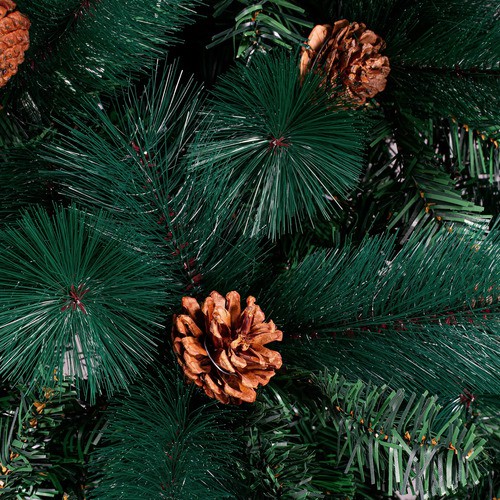 Arbol Navidad Verde Escoces Doble Rama Frondoso Pi&ntilde;as 1.6m Jardimex image number null