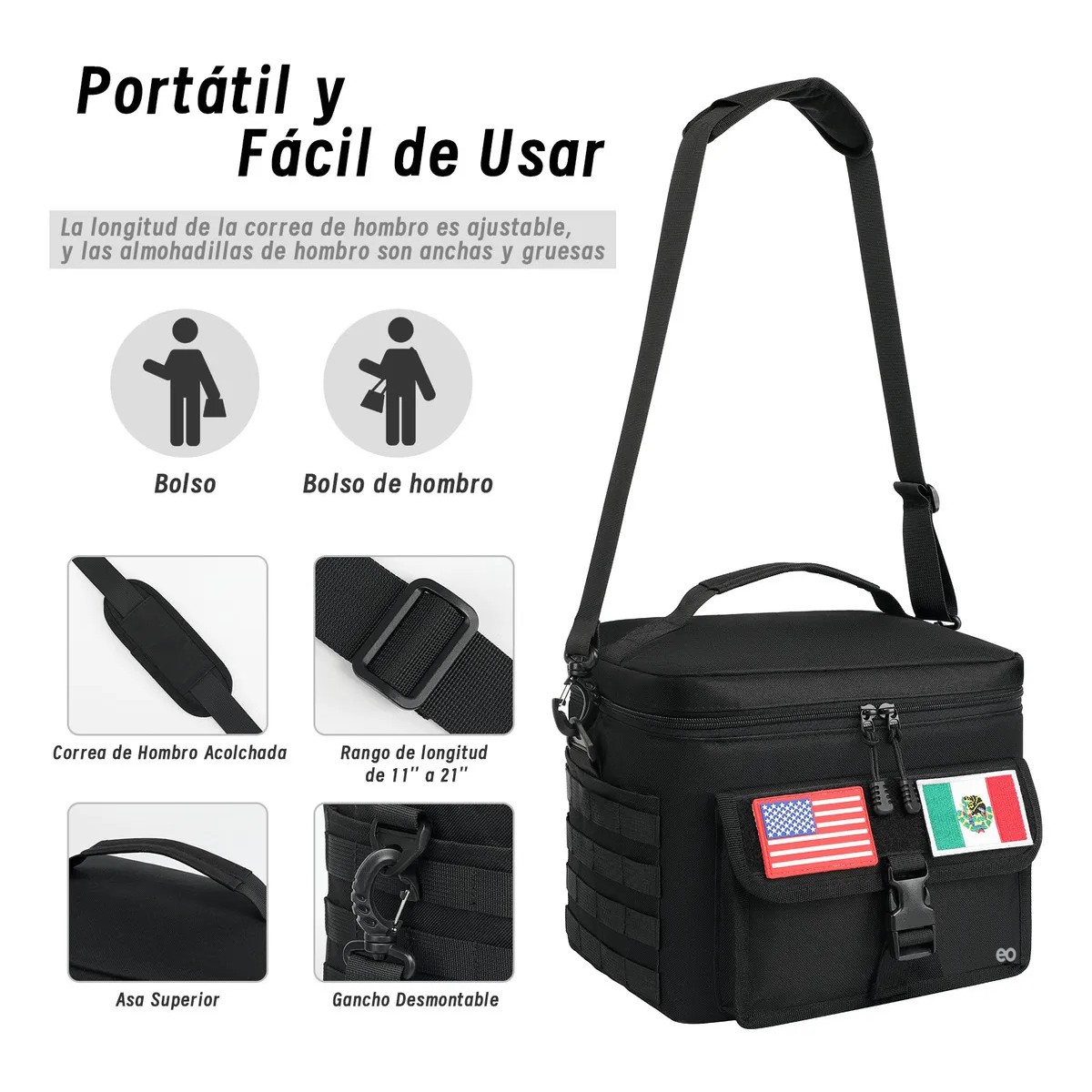 Fiambrera de hombro Loncheras T&eacute;rmicas Hielera 18L image number null