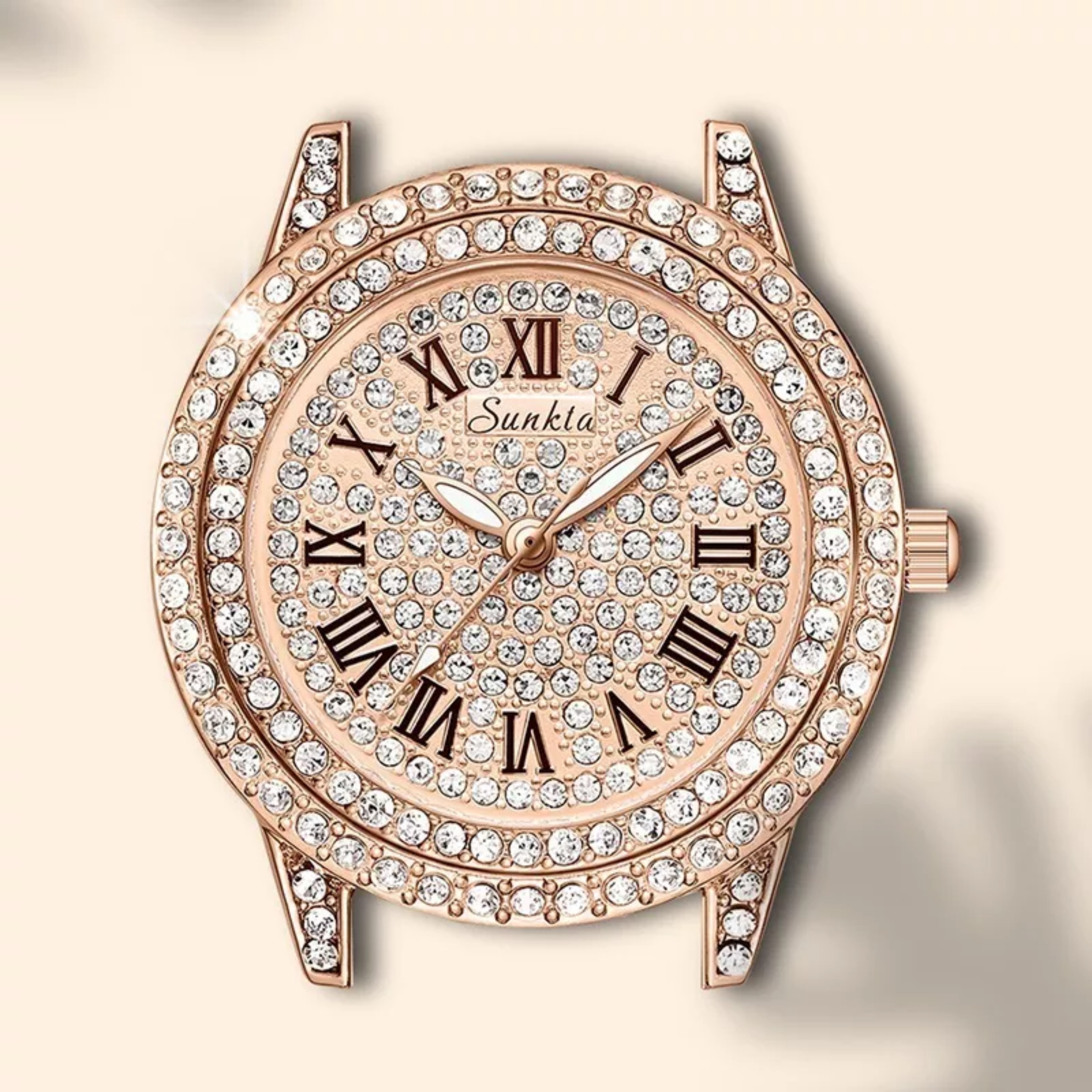 Reloj Cl&aacute;sico De Cuarzo Para Mujer, Reloj De Pulsera Con Dia. image number null