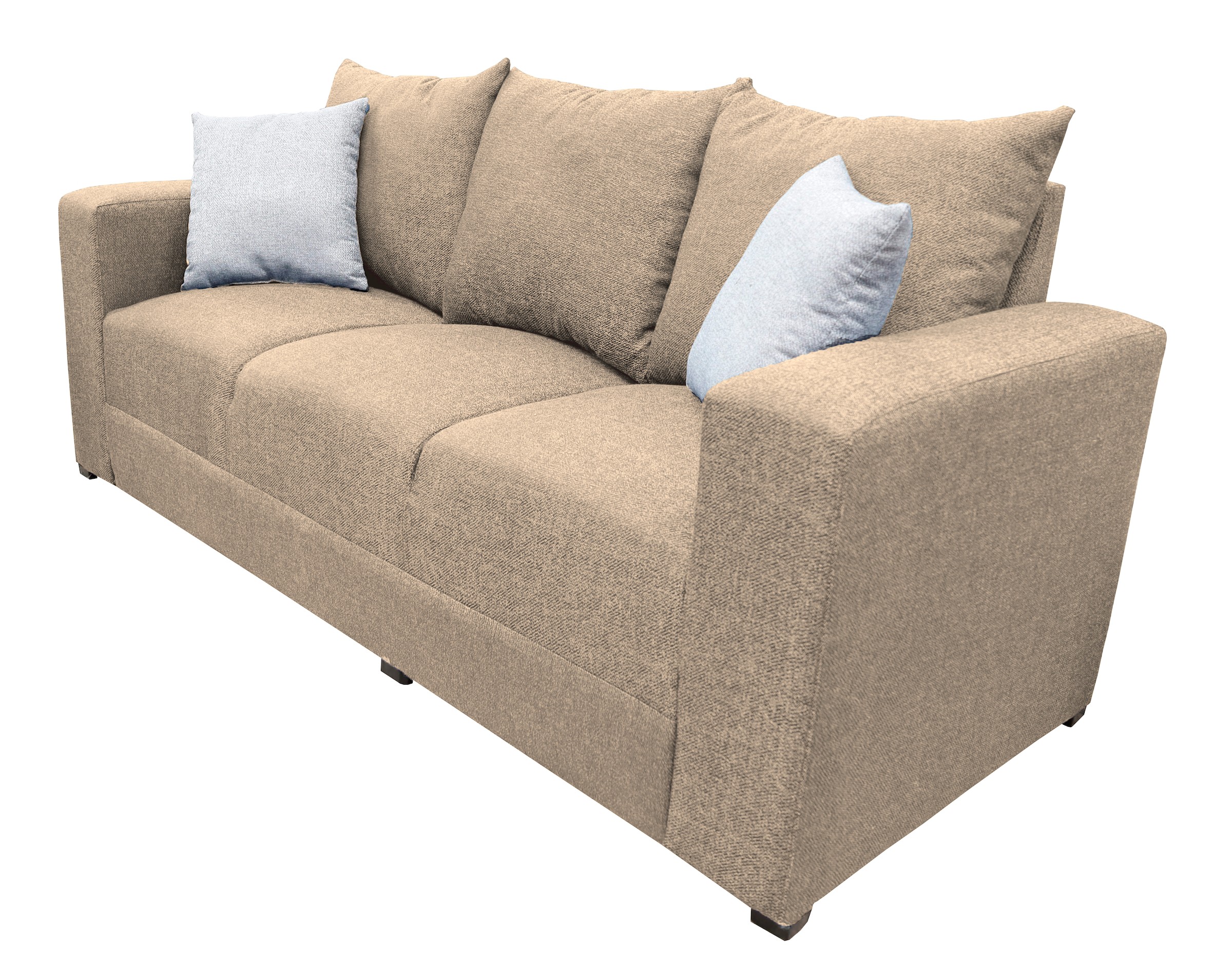 Sofa El Bazar Store Miami Lino Beige 3 plazas, Modular, Moderno, Sala image number null
