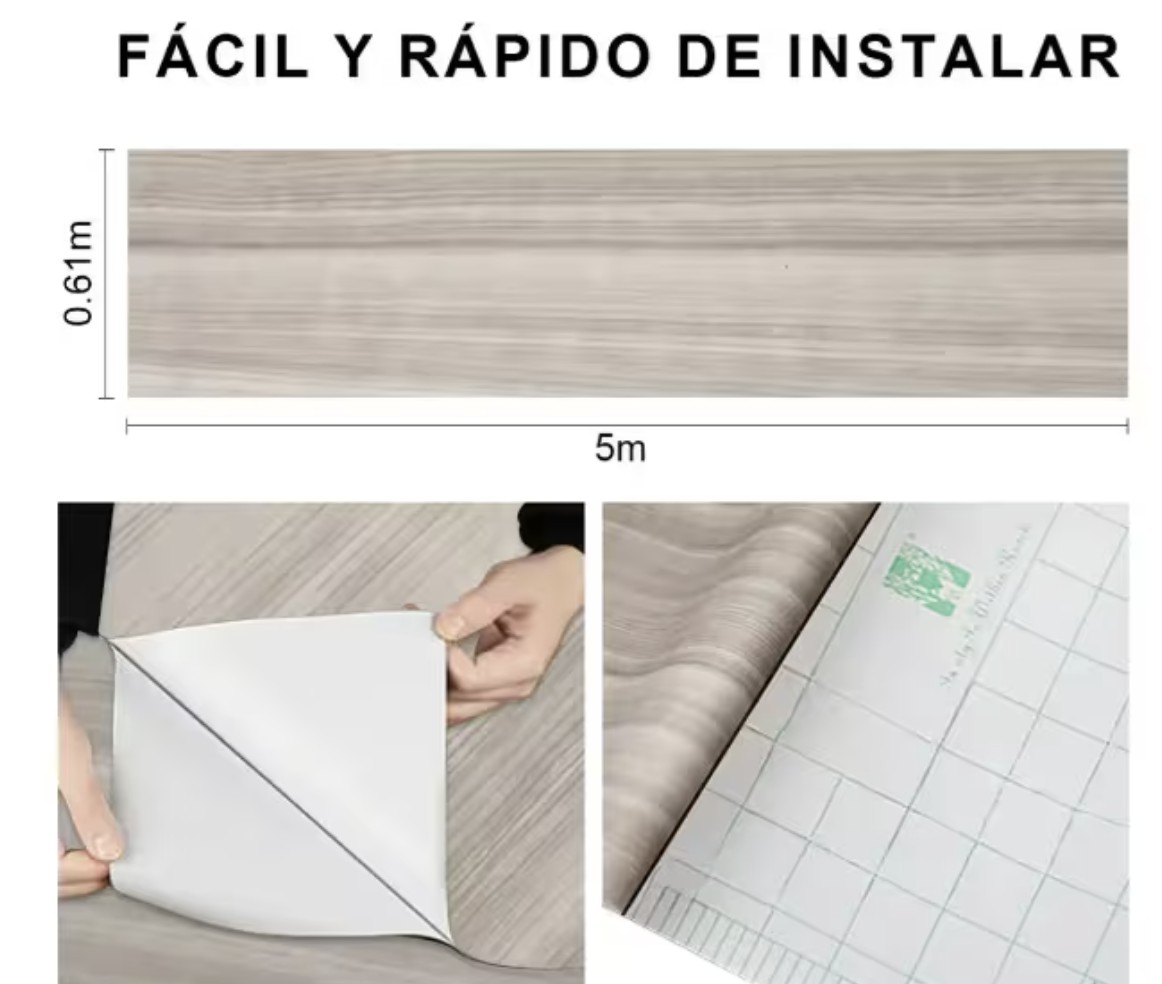 Papel Tapiz Para Piso Madera 3d Modelo Gris image number null