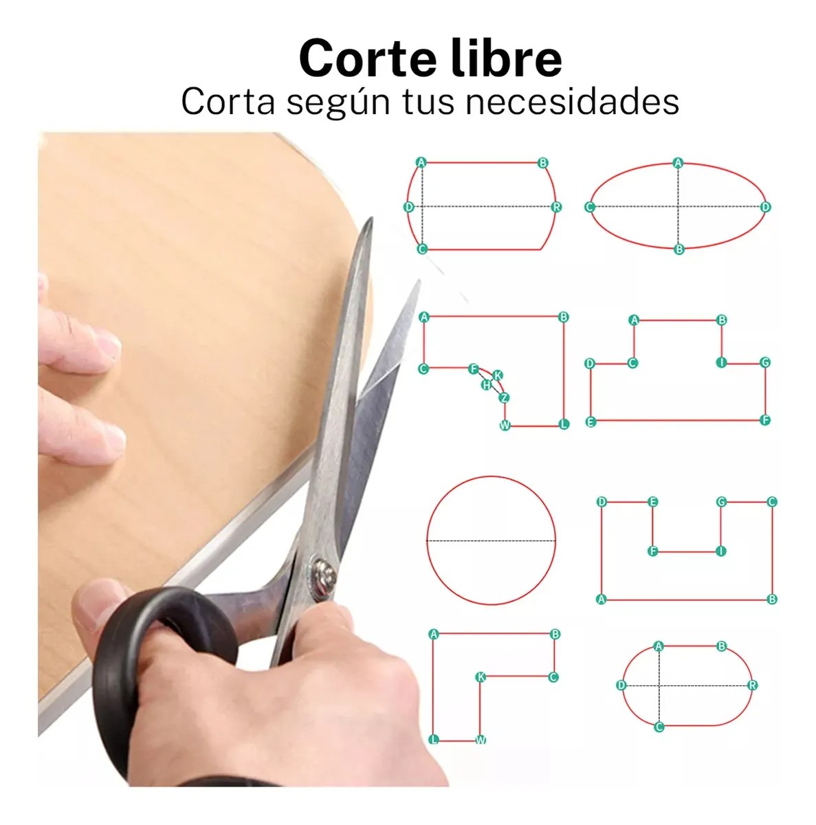W 1 Protector De Mesa Etechmart, Impermeable, Transparente image number null