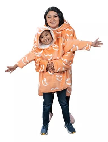 Coomfi - Maxi Hoodie, Sudadera Para Dormir Unitalla Adulto Naranja image number null