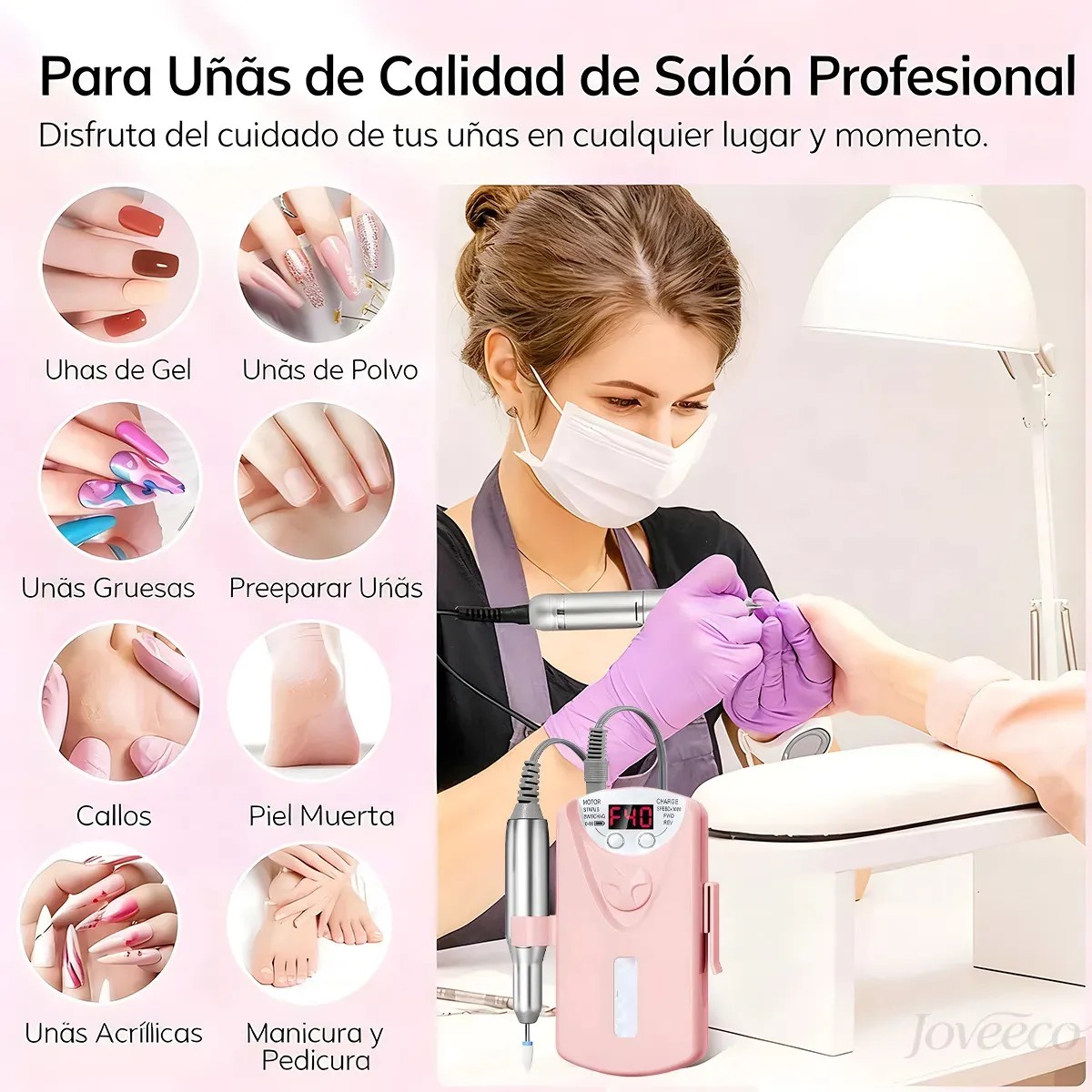 Drill Para Unas Professional Usb Recarga image number null