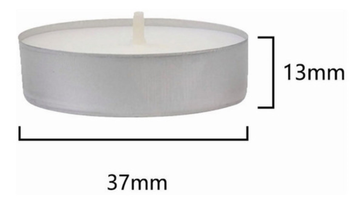 Velas Decorativas Sin Aroma De Alta Calidad 100 Pzs image number null