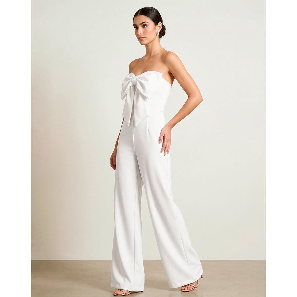 Jumpsuit Mujer Formal Crema Stfashion 52405803 image number null