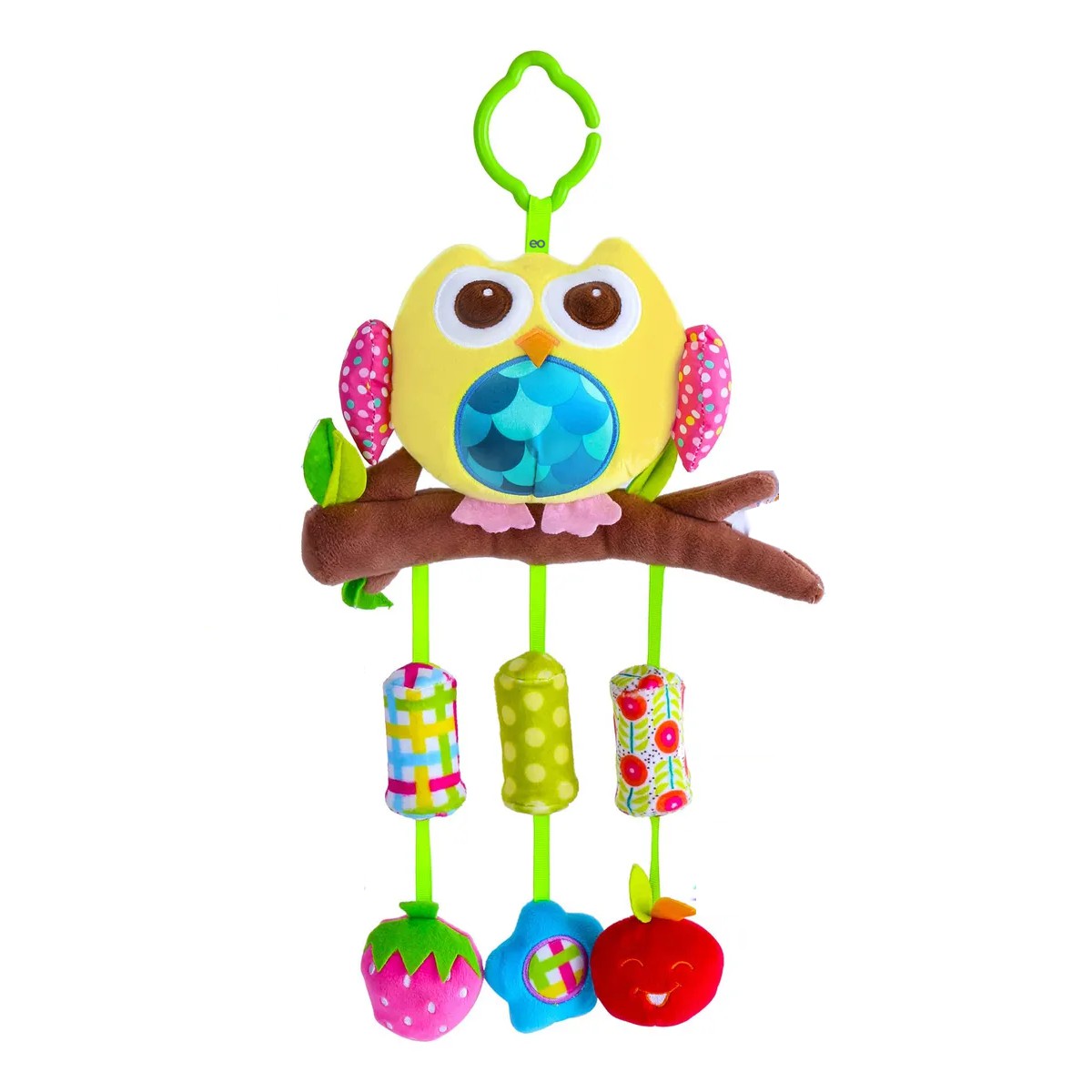 Juguete Peluche Sonaja Y Mordedera Beb&eacute; Para Carriola, Cunas image number null