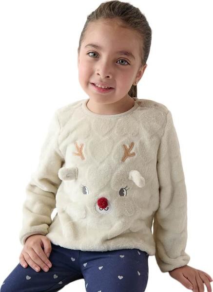 Sudadera abrigadora bebe marfil Next & Co modelo X130 image number null
