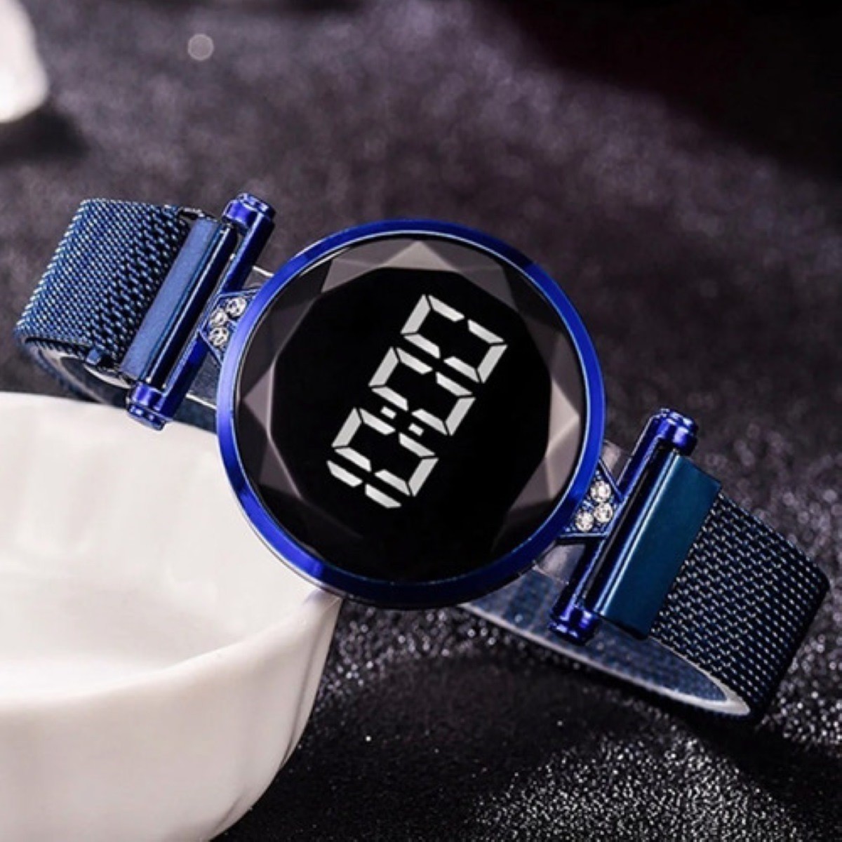 Reloj De Mano Casual Brazalete Azul image number null