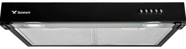 Campana Extractora Negra Cocina 60 Cm Gabinete Acero Inox image number null