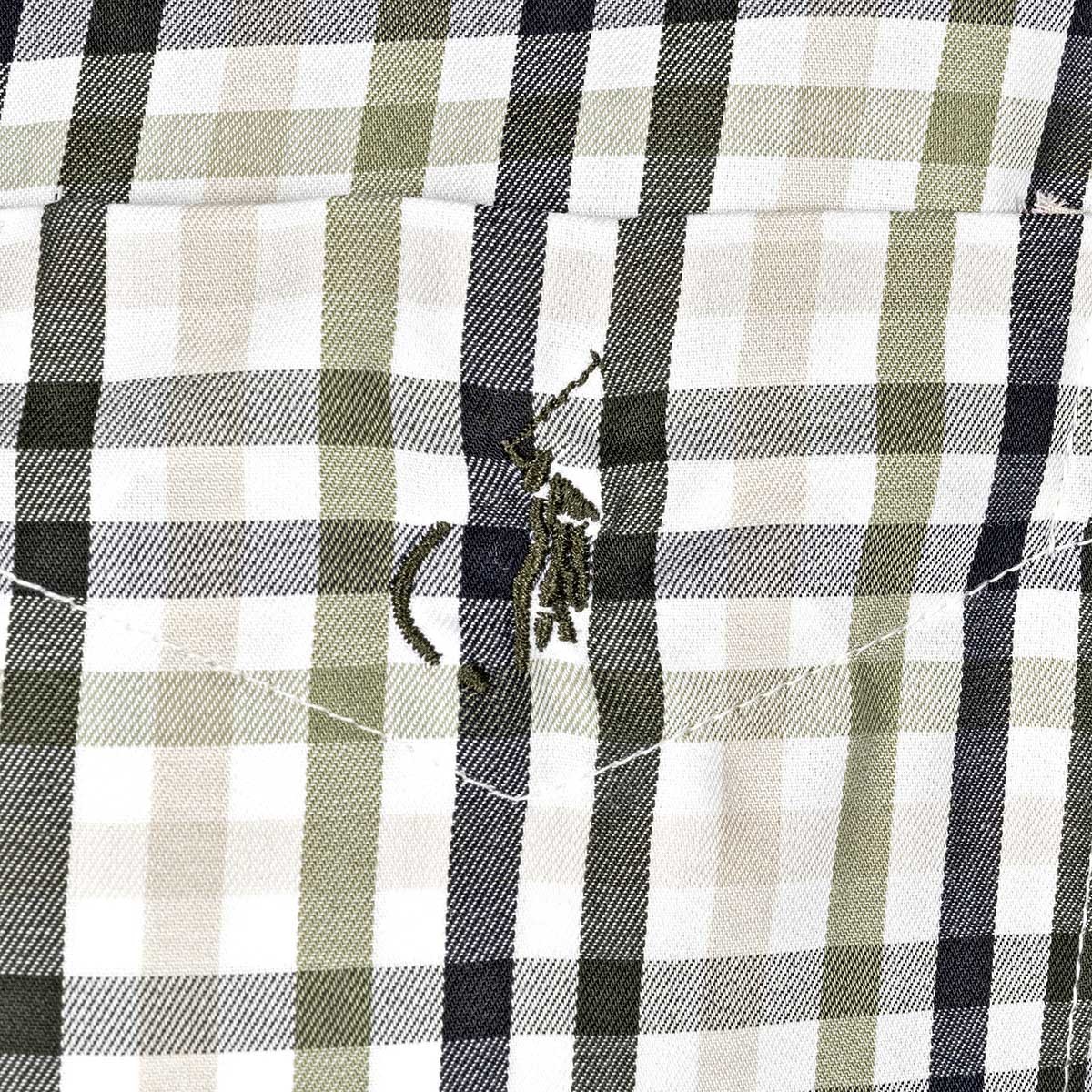 ROPA CAMISA HOMBRE LONG BEACH POLO CLUB AK156 VERDE MARINO BLANCO image number null