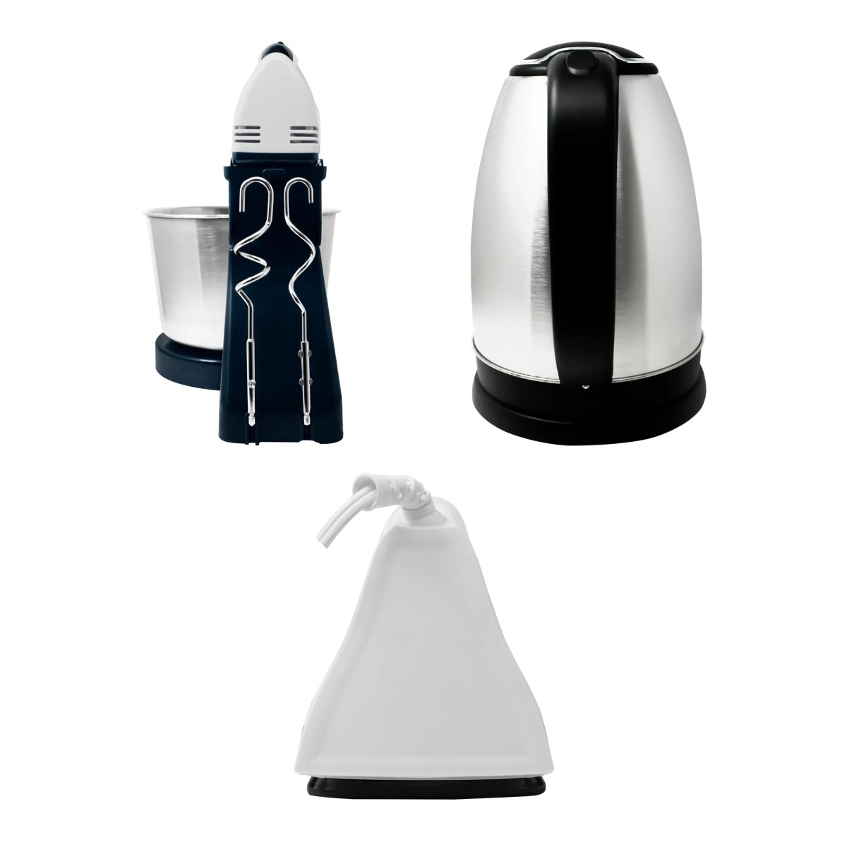Combo Hogar RCA RC-CH Batidora + Tetera + Plancha ALBY3. image number null