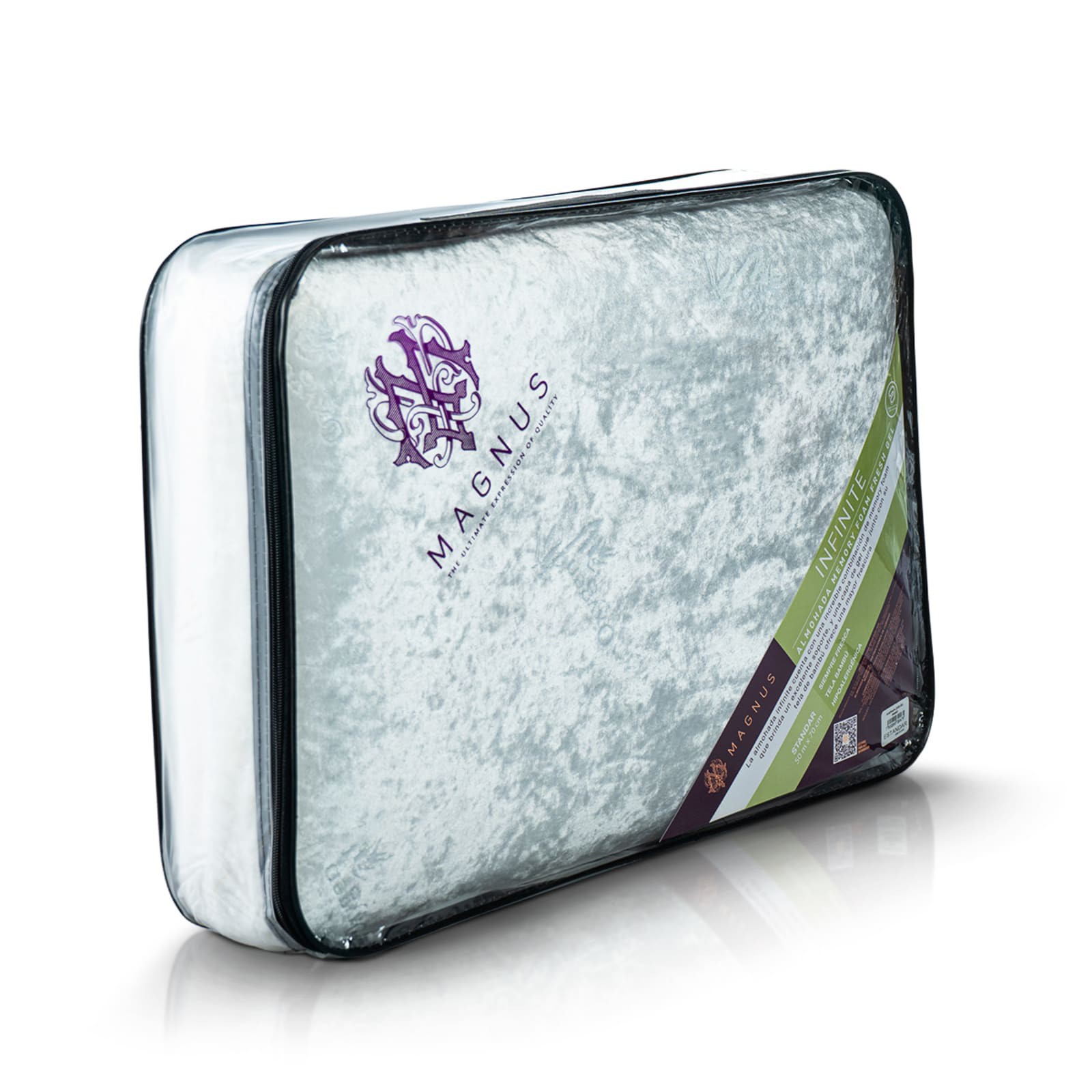 Almohada Spring Air Bamboo Infinite Memory Foam Est&aacute;ndar image number null