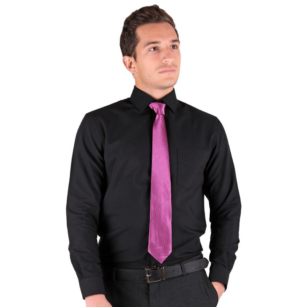 Camisa Hombre Vestir Regular Negro Aristos 56104001 image number null