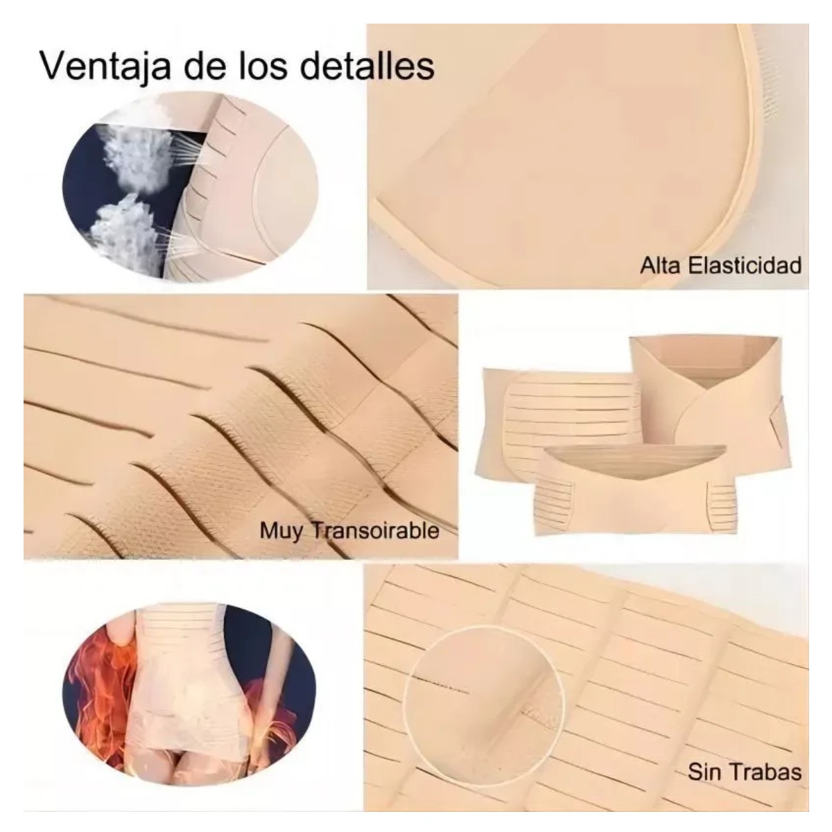 Faja Maternidad 2 En 1 Postparto Nude Talla XL image number null
