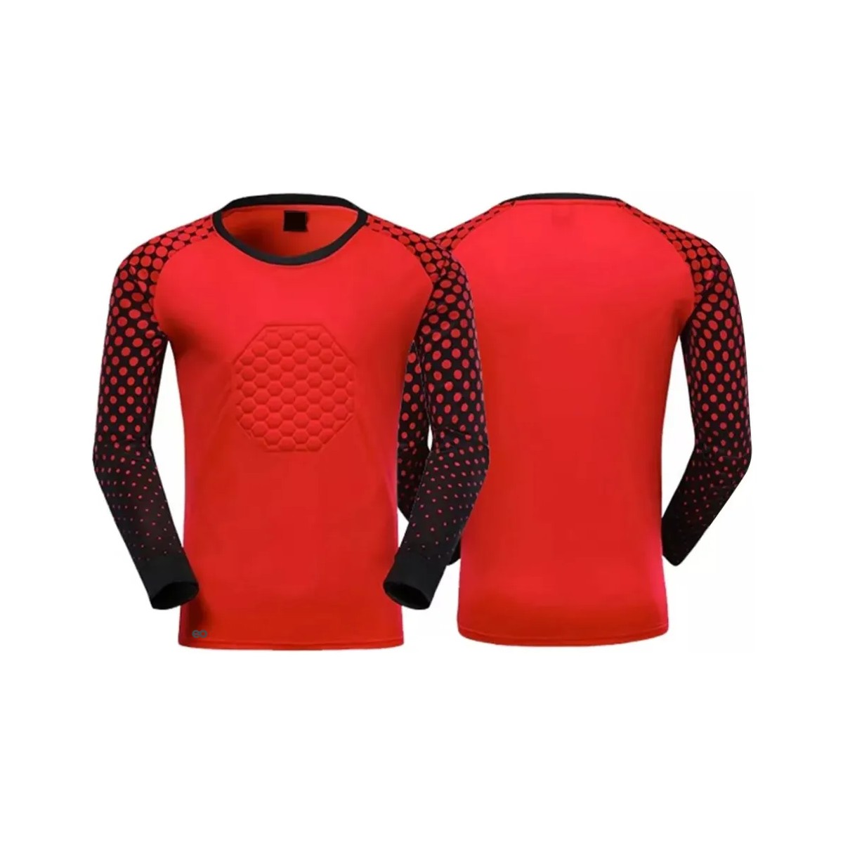 Uniforme De Portero Con Coderas Pantal&oacute;n De Portero Rojo Talla M image number null