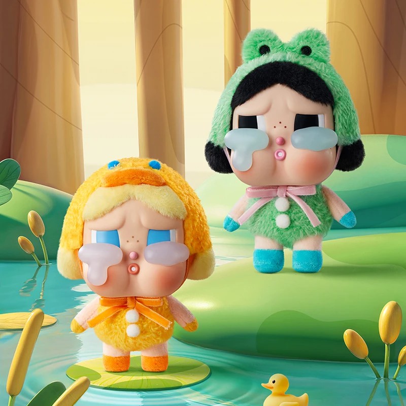 POP MART CRYBABY Crying Again Series-Caja ciega de cara de vinilo 1PC/ Caja misteriosa image number null